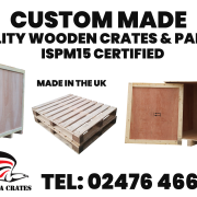 Custom Made ISPM15 Wooden Pallets and Crates