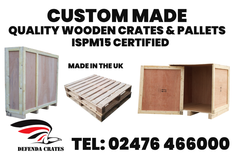 Custom Made ISPM15 Wooden Pallets and Crates